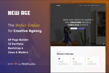 TZ New Age - Creative Agency Joomla Template